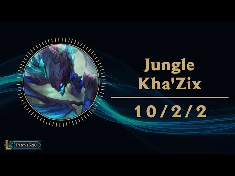 Kha'Zix Jungle vs Taliyah Korean Challenger Replay Patch 13.20