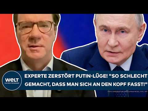 UKRAINE-KRIEG: Experte zerstört Putin-Lüge! "So schlecht gemacht, dass man sich an den Kopf fasst!"
