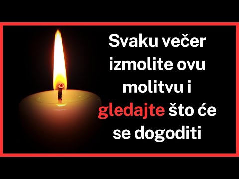 Blagoslovljena večernja molitva za zaštitu (Utonite u Božji mir)