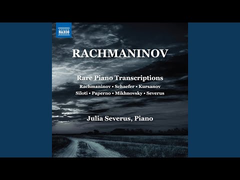 12 Songs, Op. 14 (Transcr. S. Kursanov for Piano) : No. 1. I Wait for You