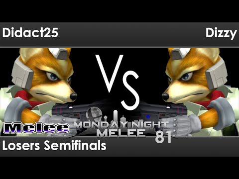 MNM 81 - Didact25 (Fox) vs Dizzy (Fox) Losers Semifinals - Melee