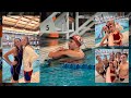 SWIM MEET VLOG + travel meet prep!!