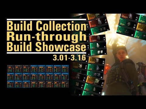Build Collection Run-through - Build Showcase - from 3.01 to 3.16 - The Division 2