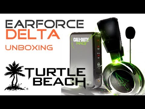 Turtle Beach Ear Force DELTA - MW3 Limited Edition Headset (XP500) - Unboxing & Review  DE HD