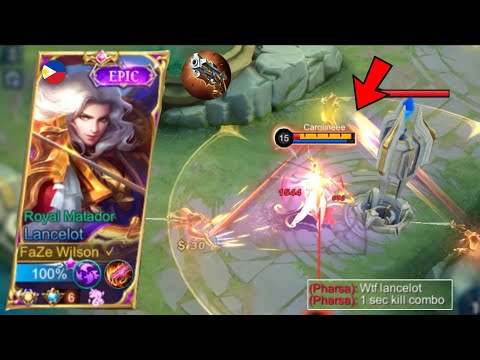 GLOBAL LANCELOT ONE SHOT BUILD!! | 1 SECOND KILL COMBO!🔥 (INSANE DAMAGE 😱)