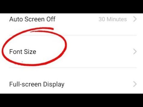 How to Change Font/Size in Xiaomi Redmi Phone