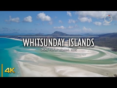 Whitsunday Islands from Above | 1 Hour Drone Film | Aerial 4K Video w/ Relaxing Music | OmniHour