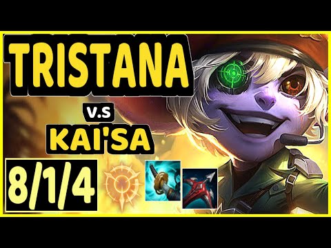 OMOK KING (TRISTANA) vs KAI'SA - 8/1/4 KDA BOTTOM ADC GAMEPLAY - NA Ranked GRANDMASTER