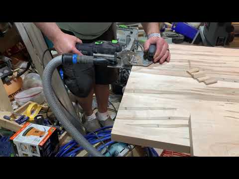 Adding a breadboard with Festool Domino