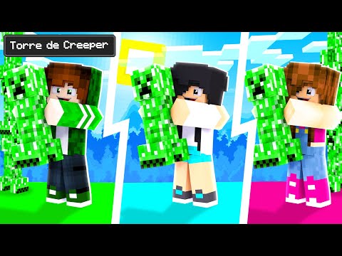 A TORRE DE CREEPER FOI UM ERRO (Minecraft em Família)