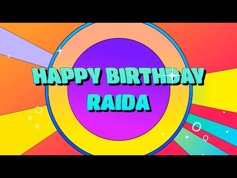 🎈 Happy Birthday Raida! | Unique & Fun Birthday Song