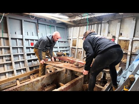 Ep 262 - Now We Are Stuck Here! Removing Our Boats Steering System!