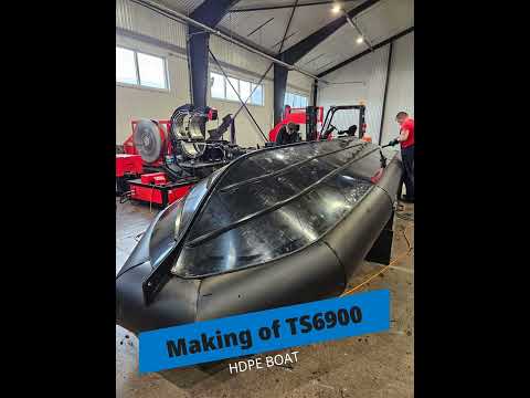 Making of the TS6900 boat. Watch the transformation of plastic parts into a stunning HDPE boat!...