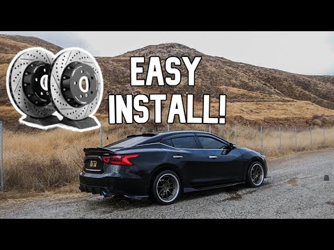 Nissan Maxima Brake Rotors Upgrade 2016-2021 l Easy Installation