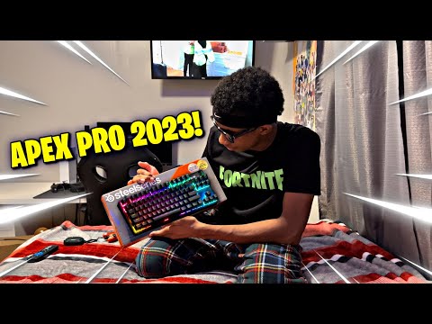 SteelSeries Apex Pro TKL 2023 UNBOXING + Fortnite Gameplay!