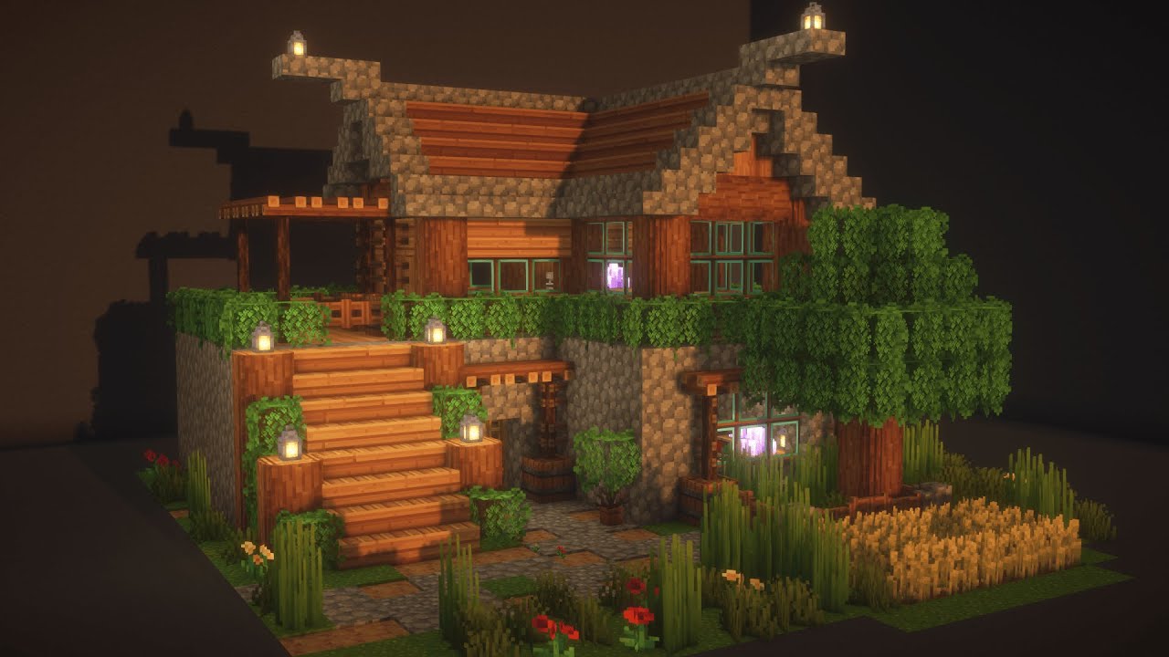 How To Build a Starter Oak House in Minecraft