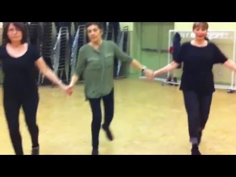 Israeli Folk Dancing at YM-YWHA Montreal with Peter Smolash