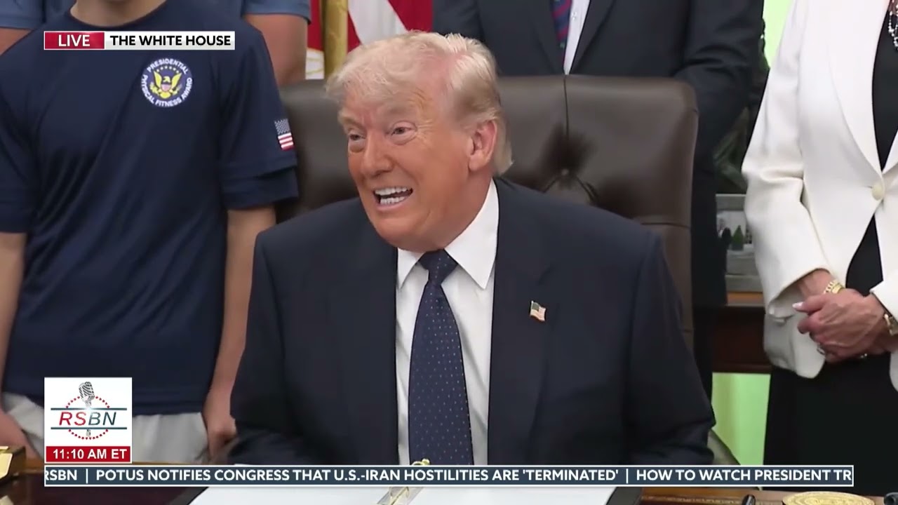 FULL EVENT: President Trump Signs Proclamation Strengthening Youth Sports and Fitness - 05/05/26