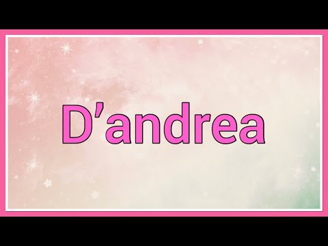 D’ andrea | Name Origin
