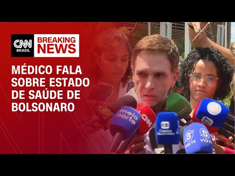 Médico fala à imprensa sobre estado de saúde de Bolsonaro | BASTIDORES CNN
