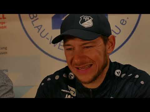 Pressekonferenz nach dem 1:3 gegen VfB 1921 Krieschow