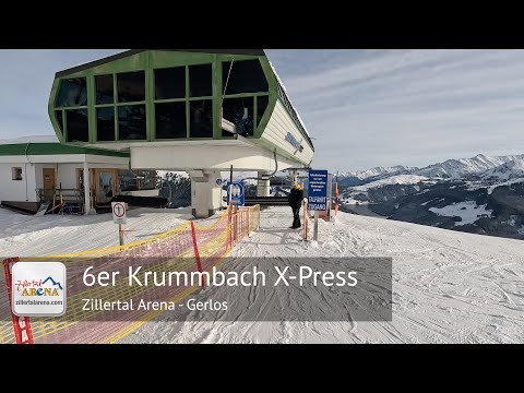 6er Krummbach X-Press Full Ride - Zillertal Arena | Built by Poma in 2000