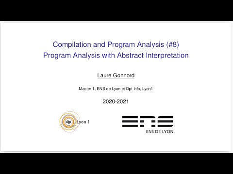 Abstract Interpretation 3 (Abstract Domains) - Master Course Compilation & Program Analysis