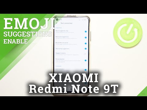 Turn On Emoji Suggestion - Keyboard Settings on XIAOMI Redmi Note 9T