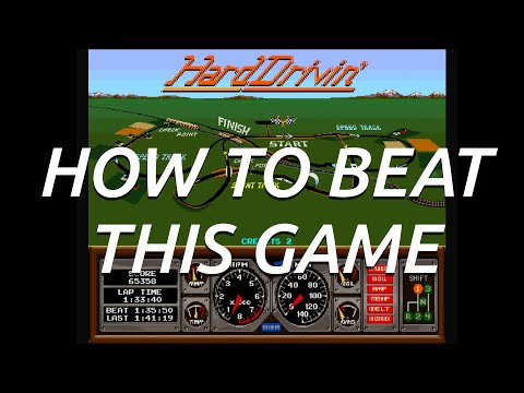 Hard Drivin' [Gamecube/Arcade] - 1CC with Commentary (Midway Arcade Treasures 2)