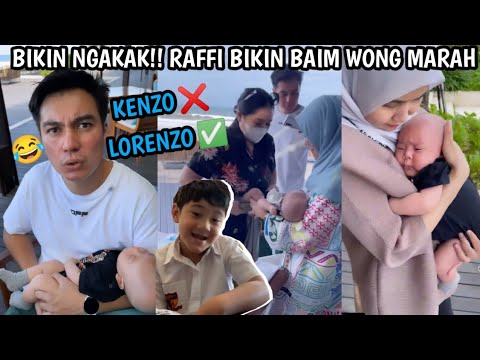 KOCAKNYA!! RAFFI BIKIN BAIM WONG EMOSI GARA2 SALAH SEBUT NAMA ANAK