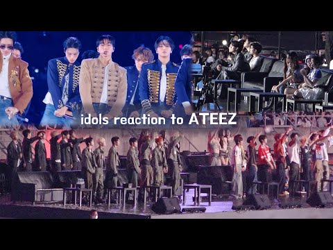 ATEEZ stage reaction [KISS OF LIFE KiiiKiii AHOF xikers NEXZ QWER SB19 CRAVITY KickFlip]/2025 ACON