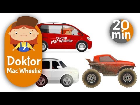 Dr Mac Wheelie auf Deutsch.  Tolle Zeichentrickfilme mit Spielzeugautos.