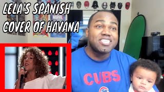 Kelly Floored by Lela's Spanish Cover of Camila Cabello's Havana The Voice 2018 Audition REACTION