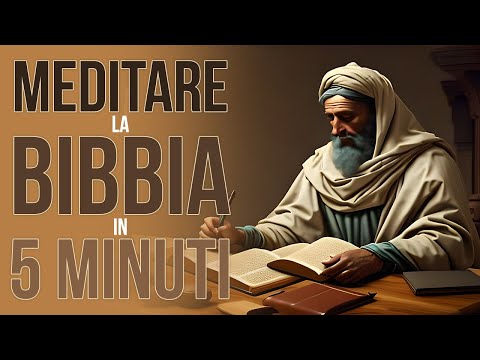 MEDITARE la BIBBIA in 5 minuti