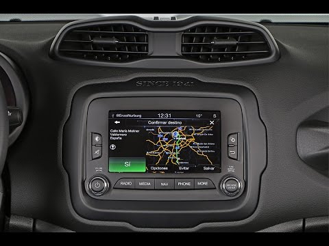 Jeep Renegade. Modelo 2015. Órdenes de voz sistema Uconnect 6.5 NAV
