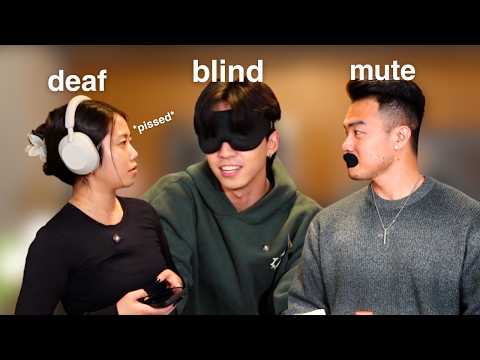 BLIND DEAF MUTE challenge with my Best Friend and a chef