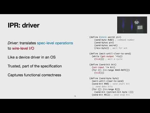 OSDI '22 - Verifying Hardware Security Modules with Information-Preserving Refinement