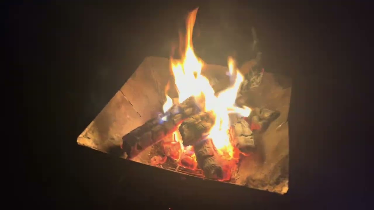 『たき火』山口県山口市