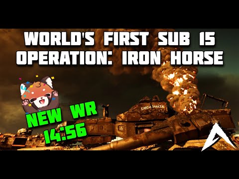 NEW WORLD RECORD IRON HORSE RAID SPEEDRUN [14:56] - WORLD'S FIRST SUB 15