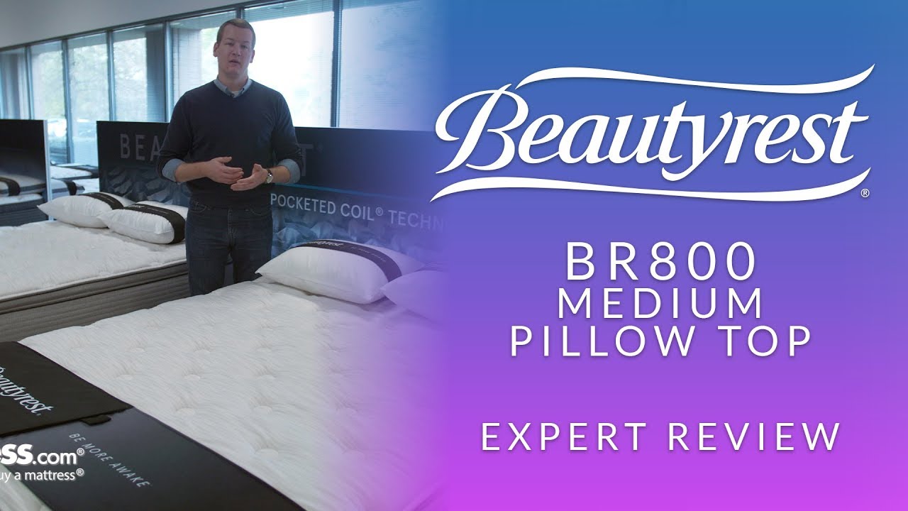 Full Beautyrest BR800 Medium Pillow Top 13.5 Inch Mattress
