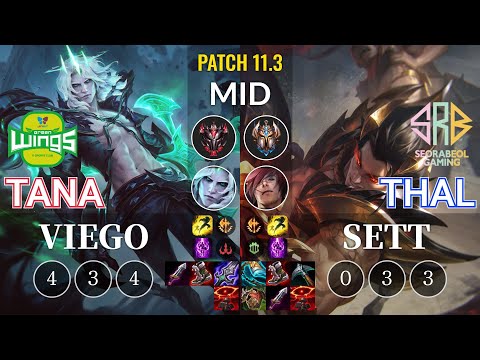 JAG TaNa Viego vs SRB Thal Sett Mid - KR Patch 11.3
