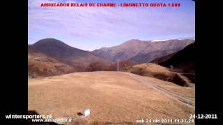 preview picture of video 'Limone Piemonte webcam time lapse 2011-2012'