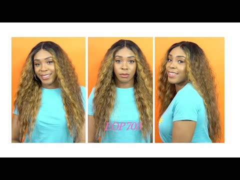 Model Model Synthetic Edges On Point Lace Front Wig - EOP 703 +GIVEAWAY --/WIGTYPES.COM