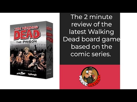 The Purge: # 3525 The Walking Dead:  The Prison - Board Game: The 2 Minute Review