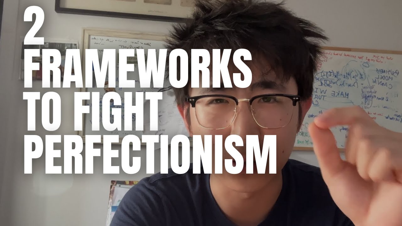 How to STOP being a PERFECTIONIST and actually GET THINGS DONE