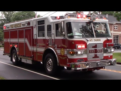 Parsippany Mount Tabor Fire Department Rescue 14 And Engine 15 Responding 7-2-21