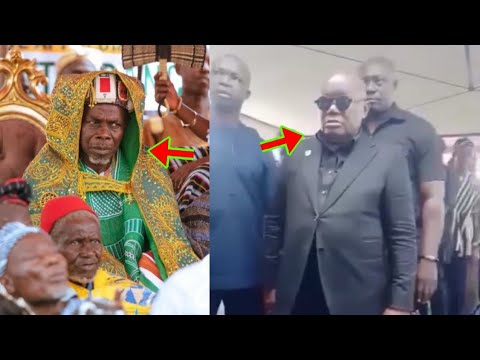 Who Is Who? As Nana Addo Commands Gonja Overlord To Stand Up But Refuses To Stand