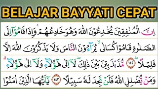 Download lagu Belajar Maqom Bayyati Paling Mudah Surah Annisa' Ayat 142 & 143 mp3