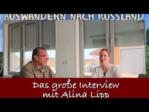 The big interview with Alina Lipp from her last visit to us in the RuDe settlement…