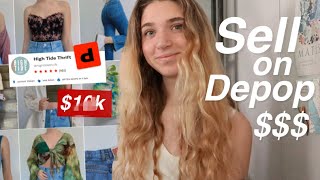 How to Start a Successful Depop Shop | Sourcing, Photos, Listing, Shipping, + More!